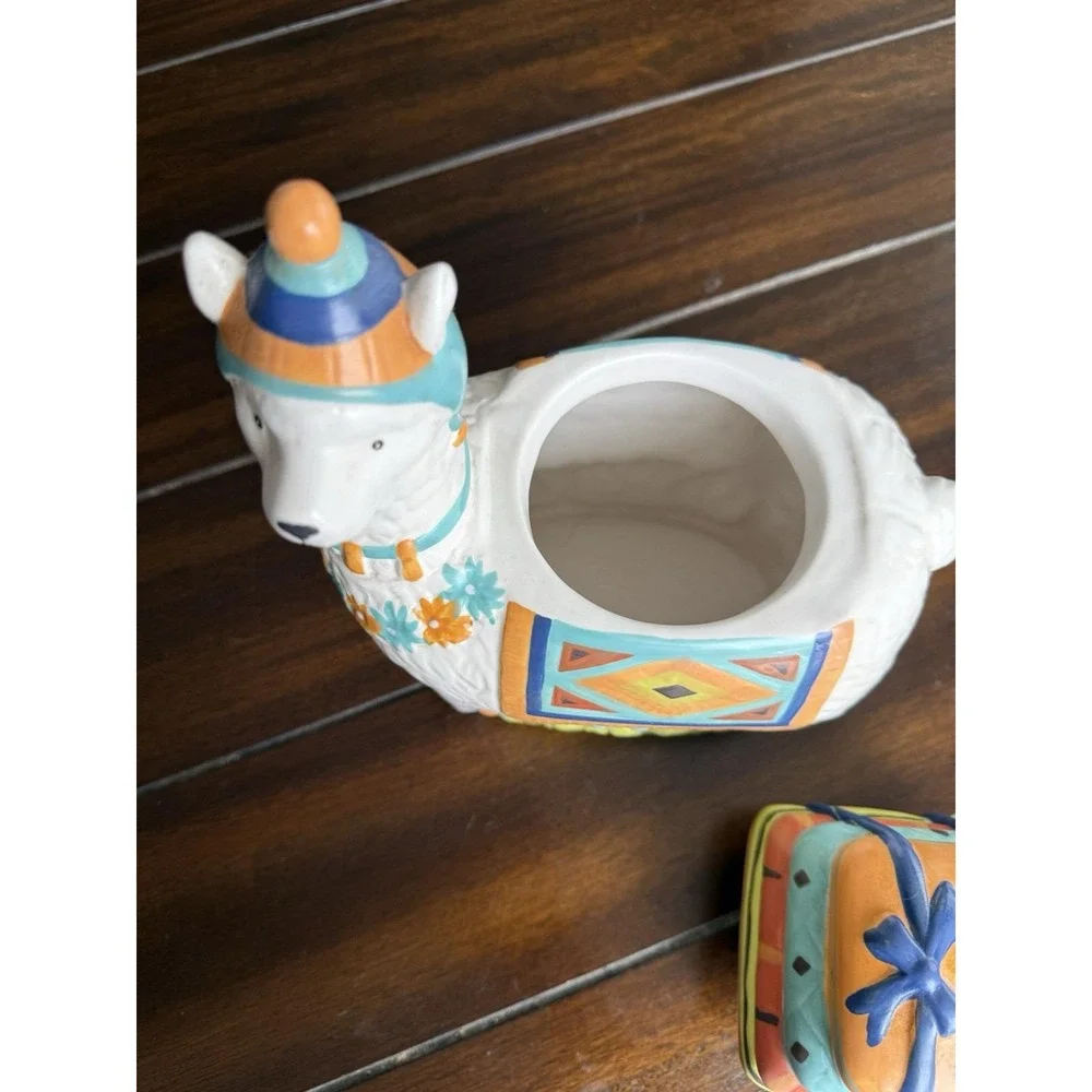 Mug Shotz Llama Ceramic 10 inch x 5 inch Cookie Jar